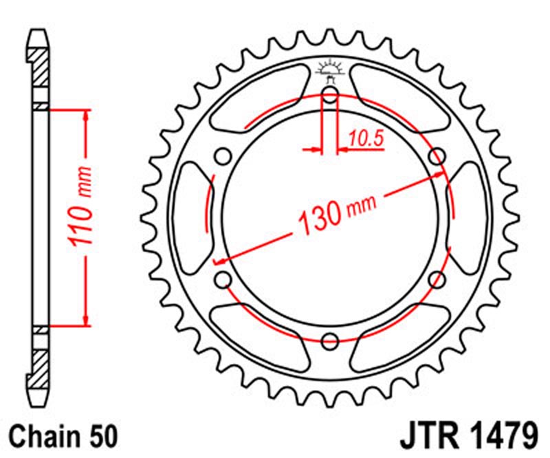 JT   JTR1479.47 Yamaha YZF-R1 09-14 JTR1479.47