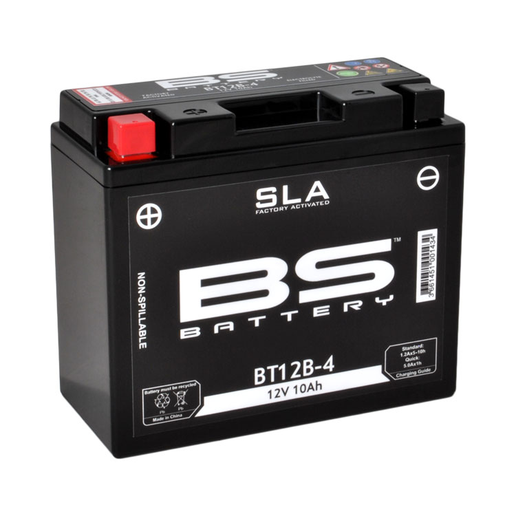 BS-battery BT12B-4 (FA)  AGM SLA, 12, 10 , 210  150x69x130,  (+ / -), (YT12B-4) 300643