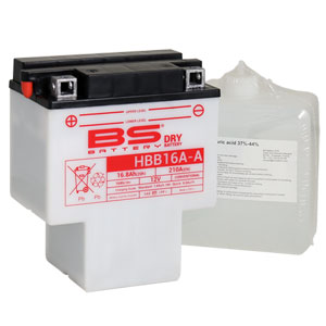 BS-battery HBB16A-A  DRY, 12, 16  210 A 151x91x180,  ( +/- ), (HYB16A-AB) 310582