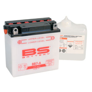 BS-Battery BB7-A  DRY, 12, 8   135x75x133,  ( +/- ), (YB7-A) 310592