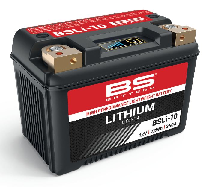 BS-battery BSLI-10   - BS-Lithium 12 6 , 72 Wh, 360A 148x86x105,  ( -/+ )  (YTX20HL, YTX20L-BS, YTX20HL-BS, YTX24HL-BS) 360110