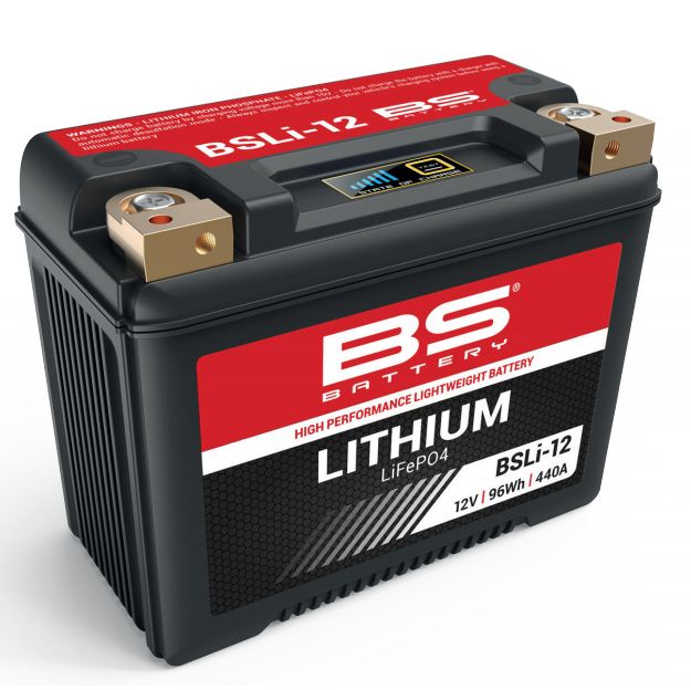 BS-battery BSLI-12   - BS-Lithium 12 8 , 96 Wh, 440A 165x86x130,  ( +/- ) 360112