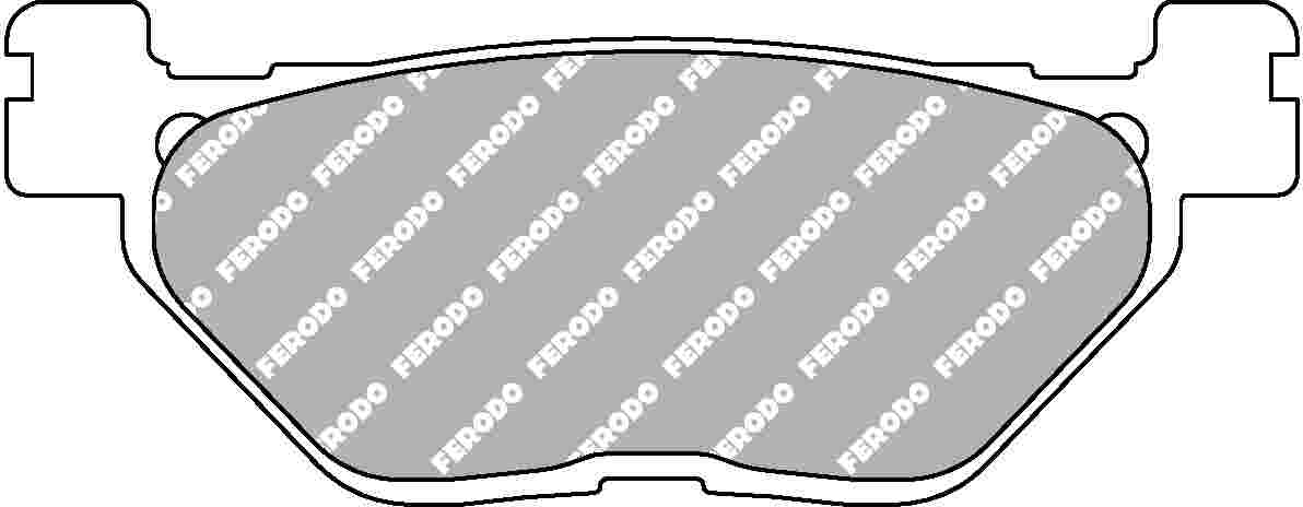 FERODO FDB2126P   Yamaha XP530 12-19 T-MAX, XP500 00-03 (MCB722, MCB731) FDB2126P