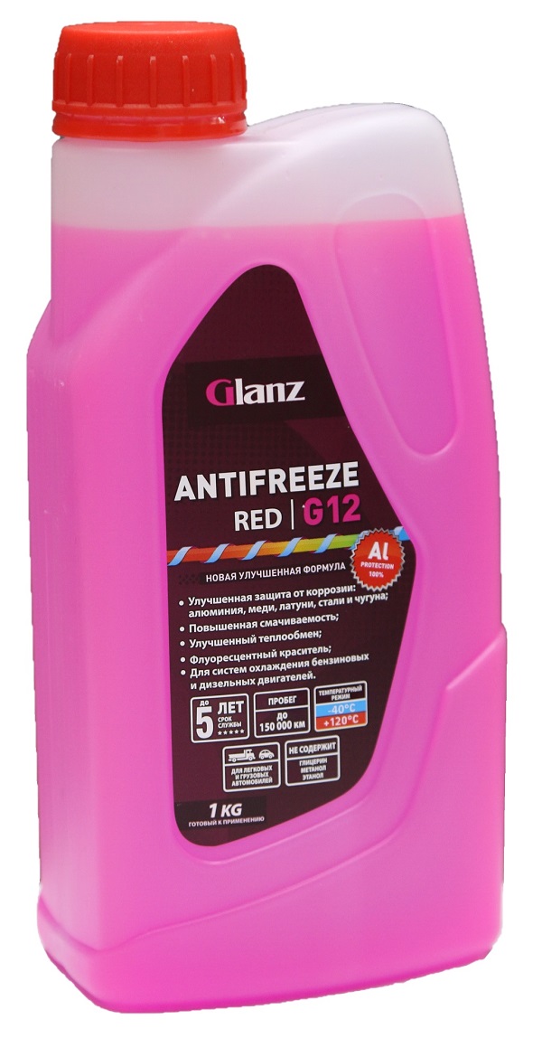  GLANZ Antifreeze Red G12  1 GL003