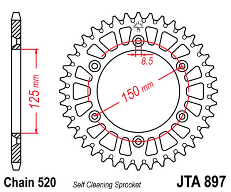 JT   JTA897.52 KTM, Husqvarna, Husaberg JTA897.52
