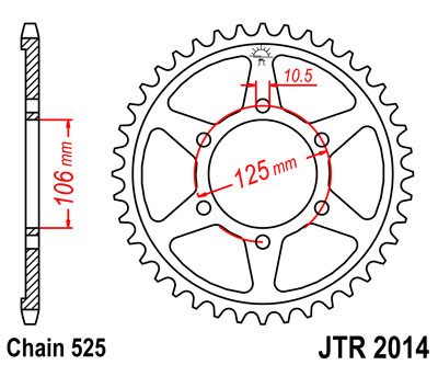 JT   JTR2014.50ZBK Triumph  JTR2014.50ZBK