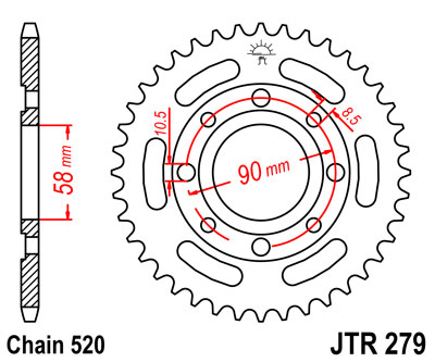  JT   JTR279.42 Honda JTR279.42