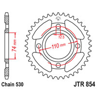 JT   JTR854.43 Yamaha JTR854.43