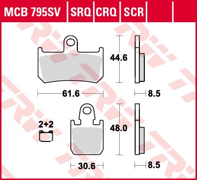   TRW MCB795SCR MCB795SCR